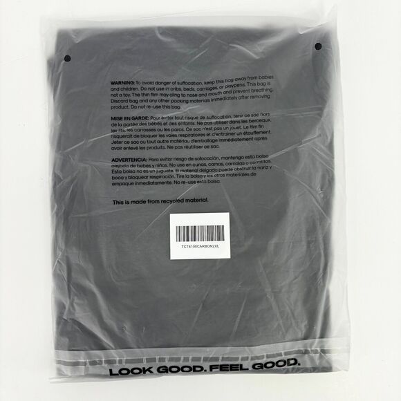 NWT True Classic Sz 2XL Carbon Gray Premium Fitted Crew Neck T-Shirt Tee TCT4100 - Picture 6 of 6